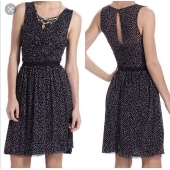Anthropologie Postage Stamp Polka Dot Dress small - Picture 1 of 9